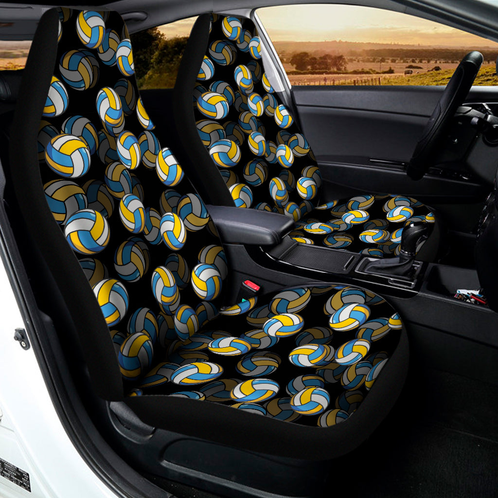 Volleyball Pattern Print Universal Fit Car Seat Covers