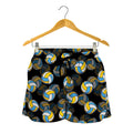 Volleyball Pattern Print Women's Shorts