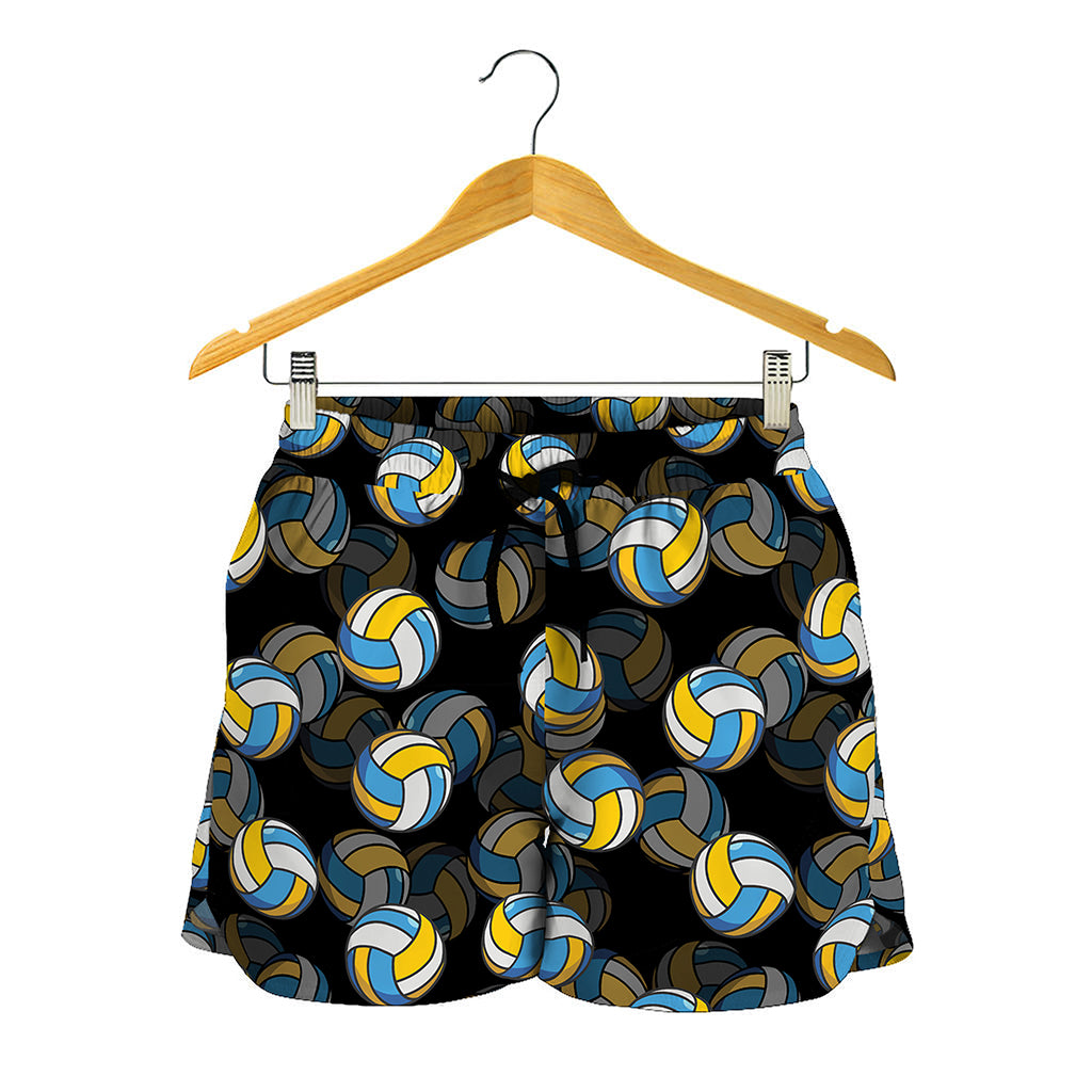 Volleyball Pattern Print Women's Shorts