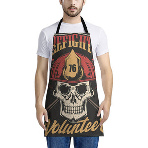 Volunteer Firefighter Print Apron