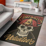 Volunteer Firefighter Print Area Rug