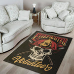 Volunteer Firefighter Print Area Rug
