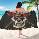 Volunteer Firefighter Print Beach Sarong Wrap