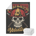 Volunteer Firefighter Print Blanket