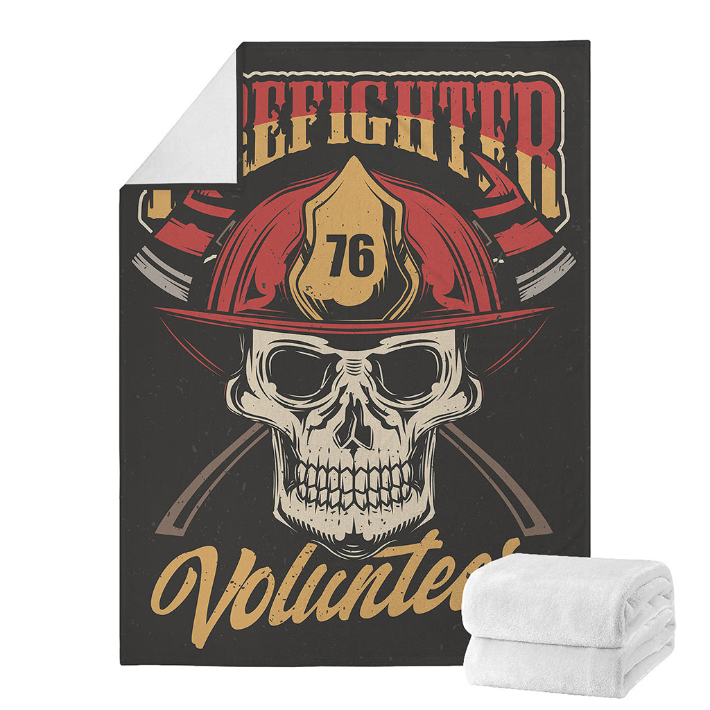 Volunteer Firefighter Print Blanket