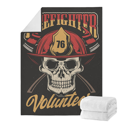 Volunteer Firefighter Print Blanket