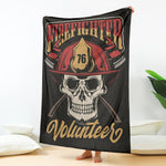 Volunteer Firefighter Print Blanket