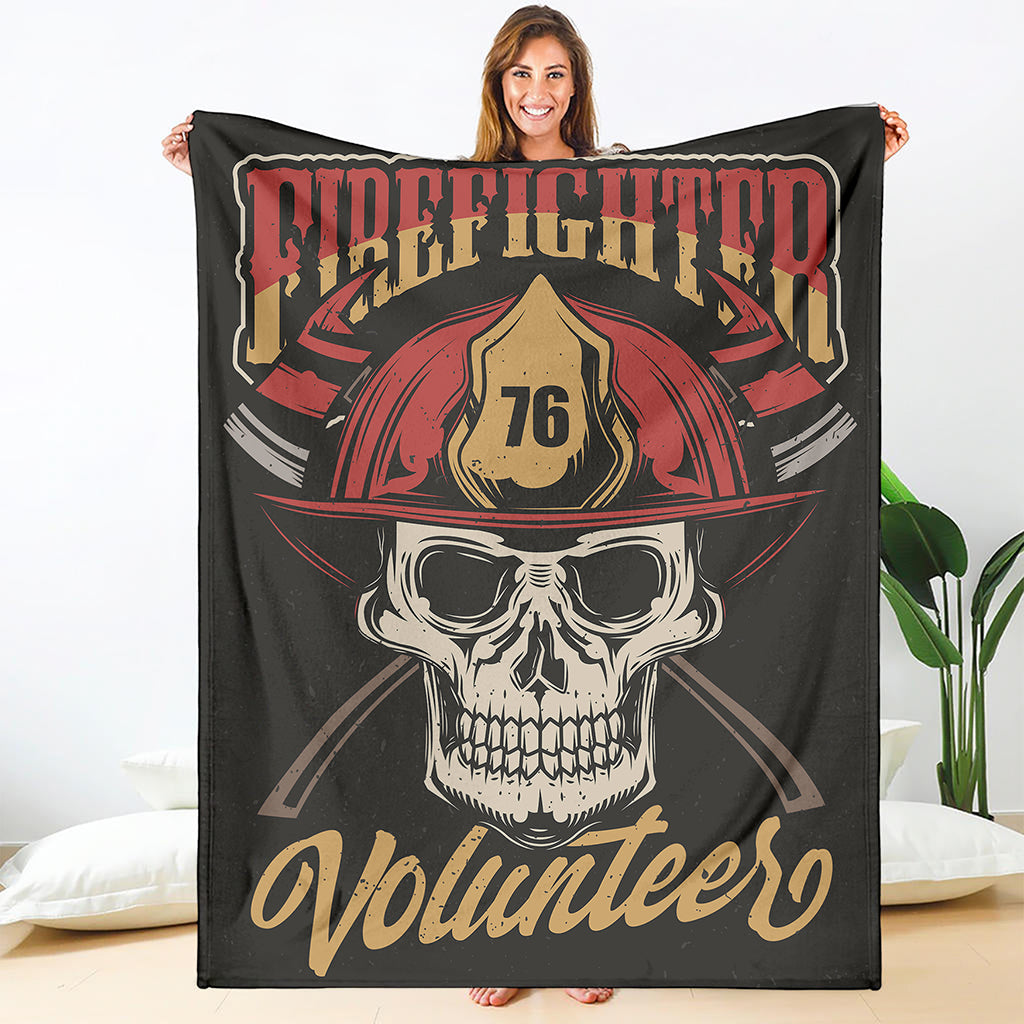 Volunteer Firefighter Print Blanket