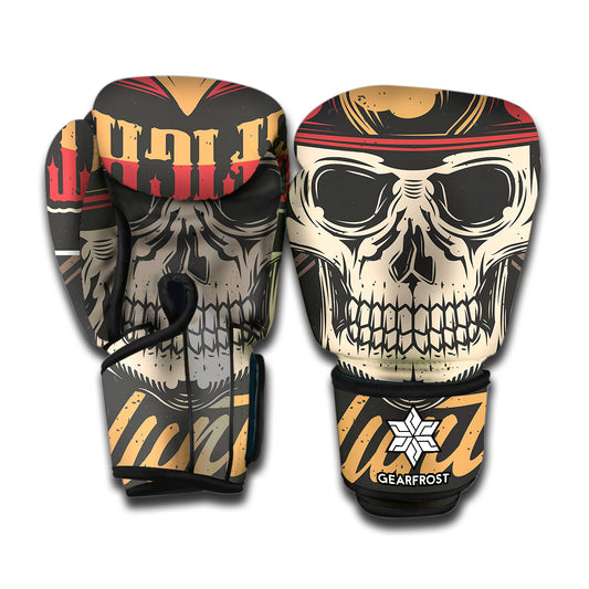 Volunteer Firefighter Print Boxing Gloves
