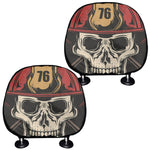 Volunteer Firefighter Print Car Headrest Covers