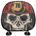 Volunteer Firefighter Print Car Headrest Covers