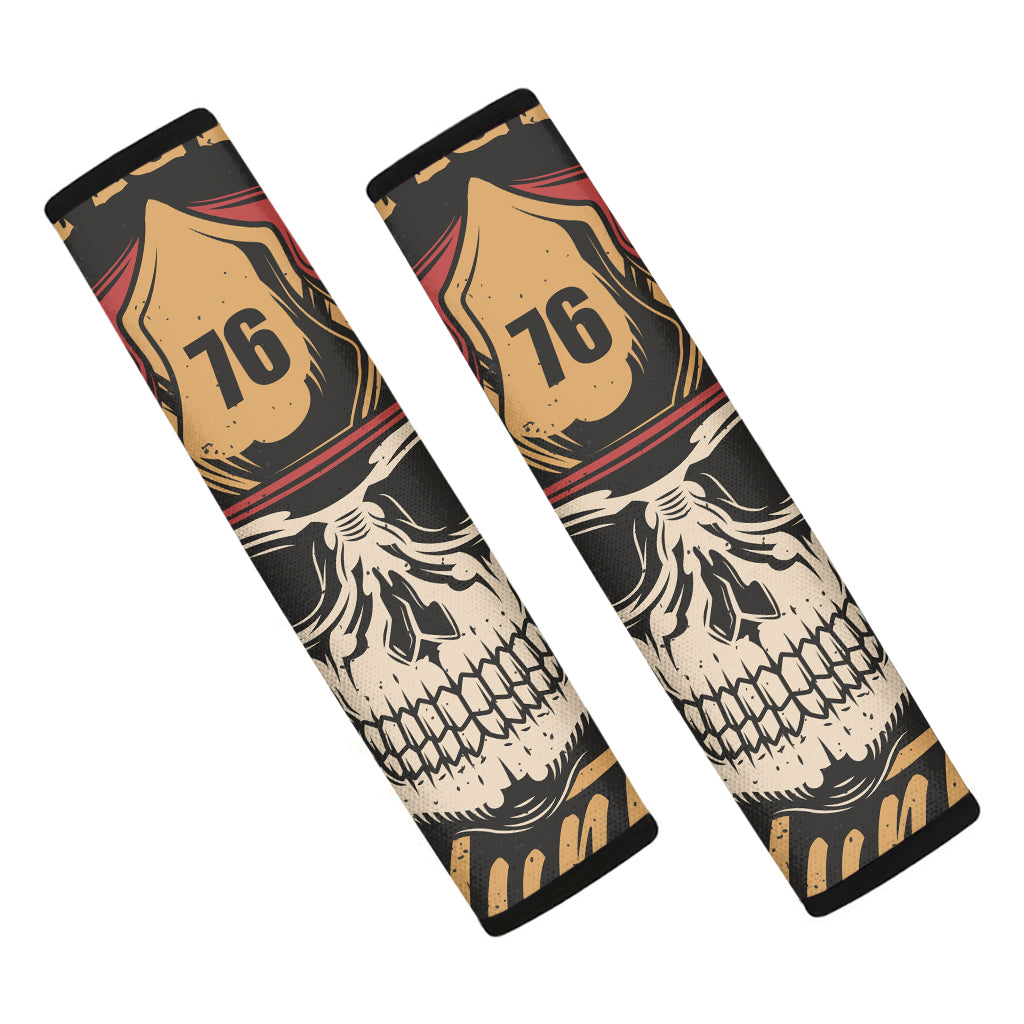Volunteer Firefighter Print Car Seat Belt Covers