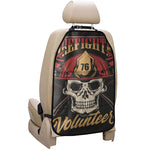 Volunteer Firefighter Print Car Seat Organizers