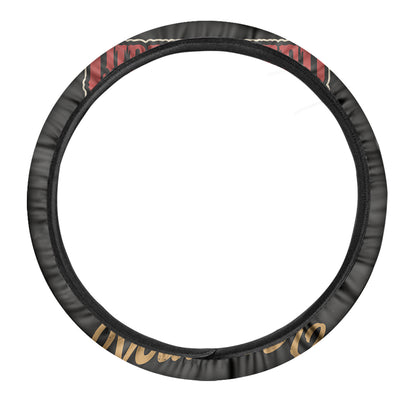 Volunteer Firefighter Print Car Steering Wheel Cover