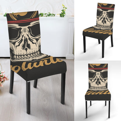 Volunteer Firefighter Print Dining Chair Slipcover