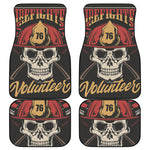 Volunteer Firefighter Print Front and Back Car Floor Mats