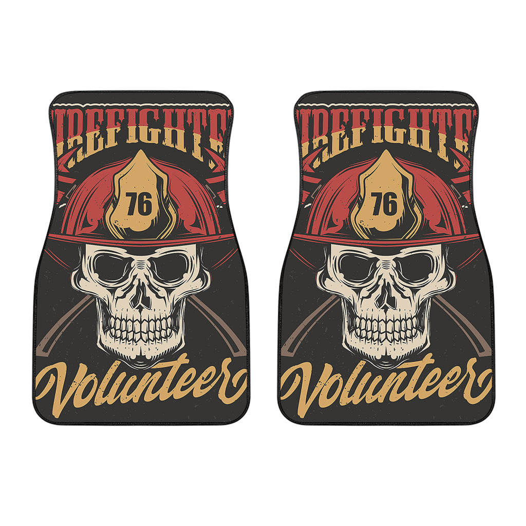 Volunteer Firefighter Print Front Car Floor Mats
