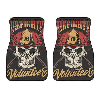 Volunteer Firefighter Print Front Car Floor Mats