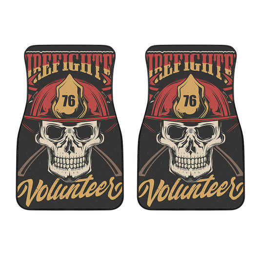 Volunteer Firefighter Print Front Car Floor Mats