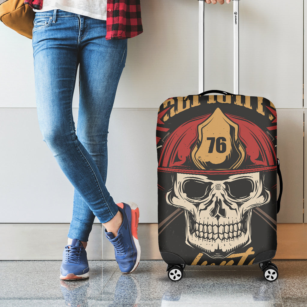 Volunteer Firefighter Print Luggage Cover