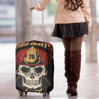Volunteer Firefighter Print Luggage Cover