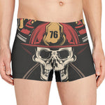 Volunteer Firefighter Print Men's Boxer Briefs