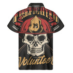 Volunteer Firefighter Print Men's Short Sleeve Shirt