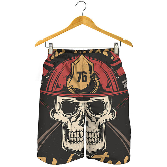 Volunteer Firefighter Print Men's Shorts