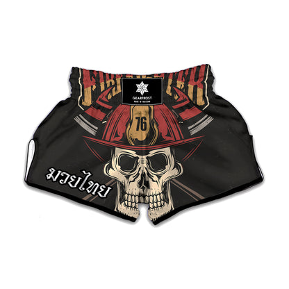 Volunteer Firefighter Print Muay Thai Boxing Shorts