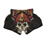 Volunteer Firefighter Print Muay Thai Boxing Shorts