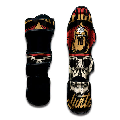Volunteer Firefighter Print Muay Thai Shin Guard