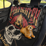Volunteer Firefighter Print Pet Car Back Seat Cover