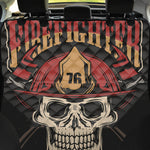 Volunteer Firefighter Print Pet Car Back Seat Cover