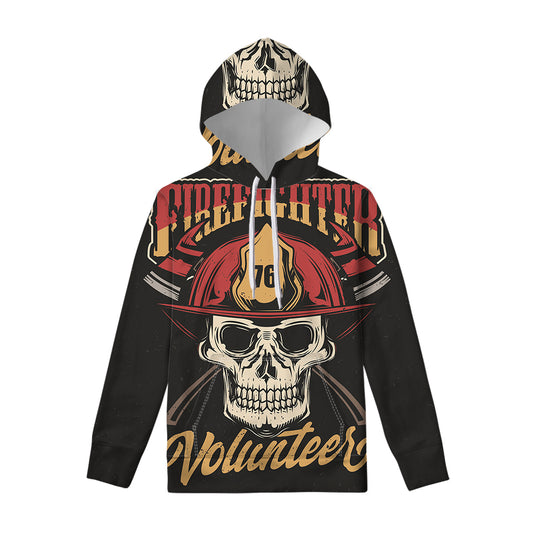 Volunteer Firefighter Print Pullover Hoodie