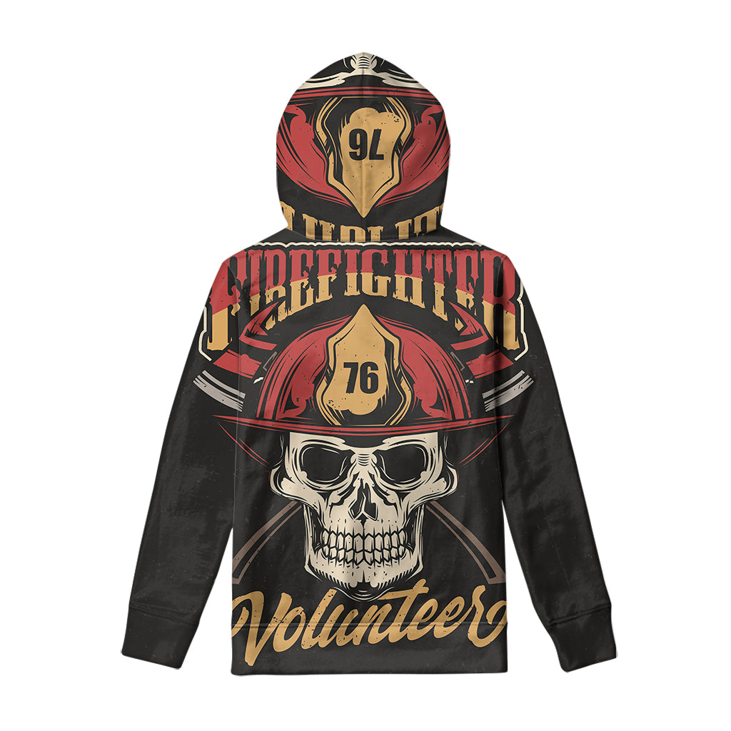 Volunteer Firefighter Print Pullover Hoodie
