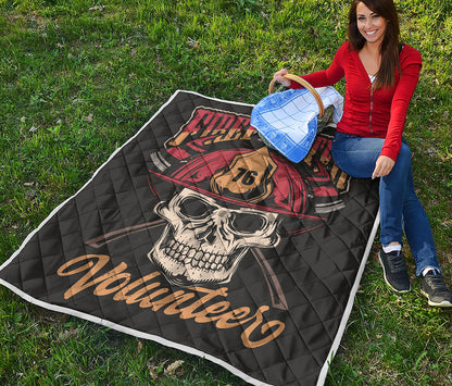 Volunteer Firefighter Print Quilt