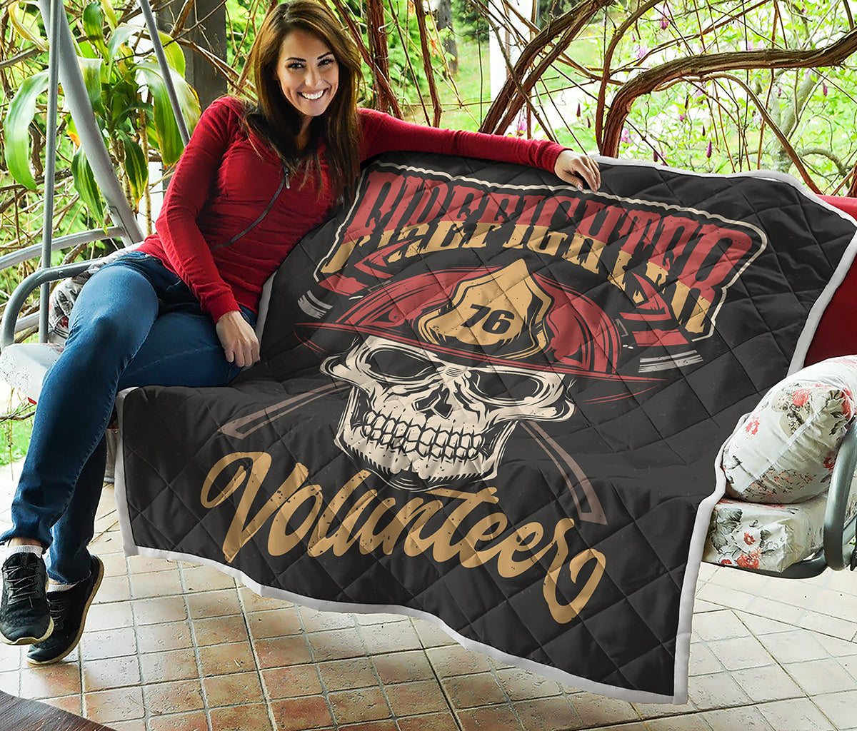 Volunteer Firefighter Print Quilt