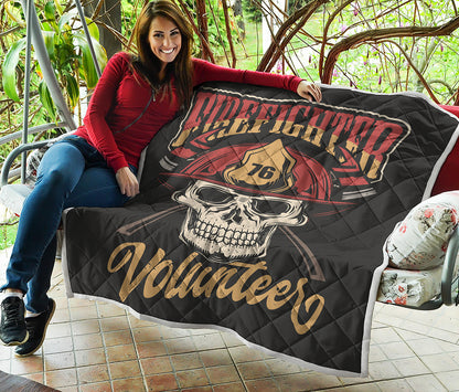 Volunteer Firefighter Print Quilt