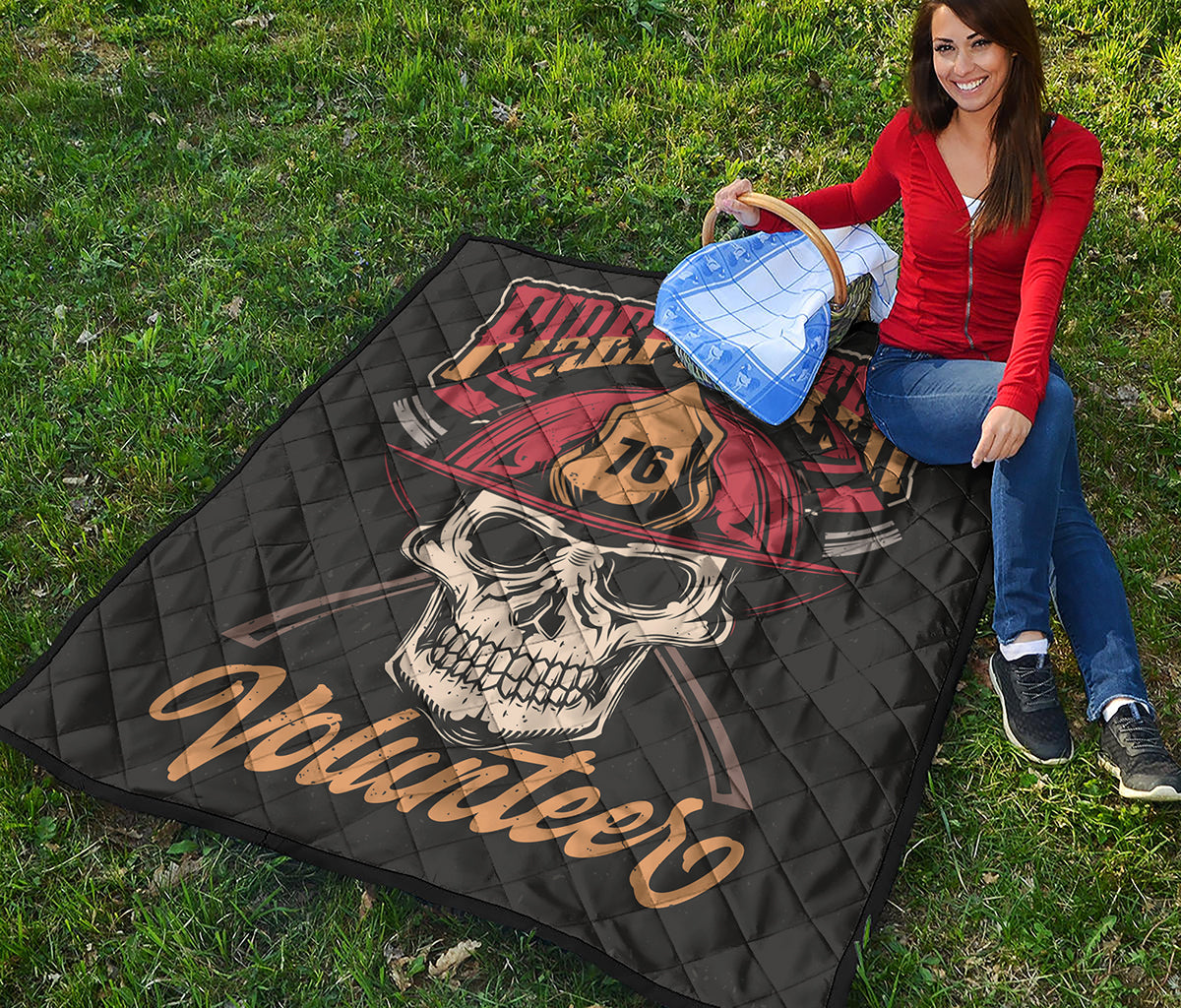 Volunteer Firefighter Print Quilt