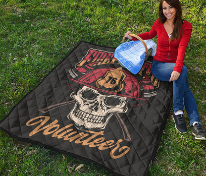 Volunteer Firefighter Print Quilt
