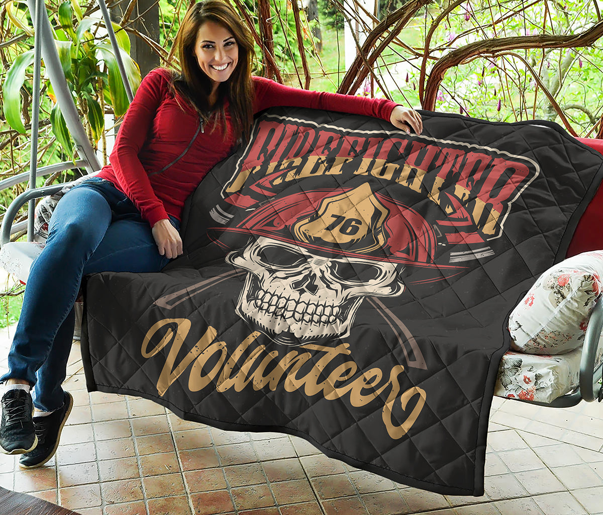 Volunteer Firefighter Print Quilt