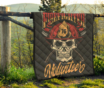 Volunteer Firefighter Print Quilt