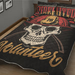 Volunteer Firefighter Print Quilt Bed Set