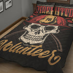 Volunteer Firefighter Print Quilt Bed Set