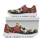 Volunteer Firefighter Print White Sneakers