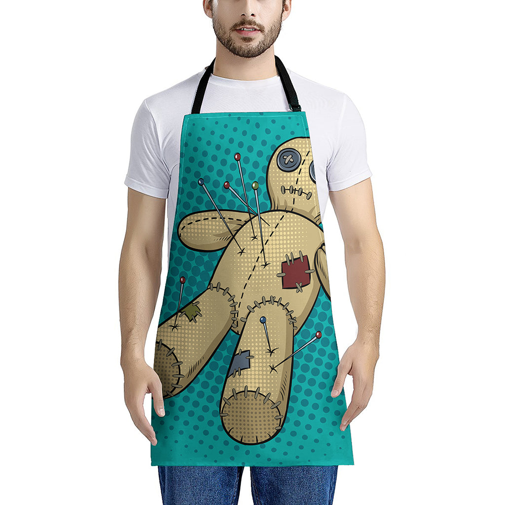 Voodoo Doll Print Apron