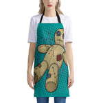 Voodoo Doll Print Apron