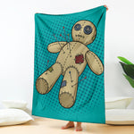 Voodoo Doll Print Blanket