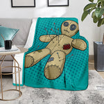 Voodoo Doll Print Blanket
