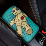 Voodoo Doll Print Car Center Console Cover